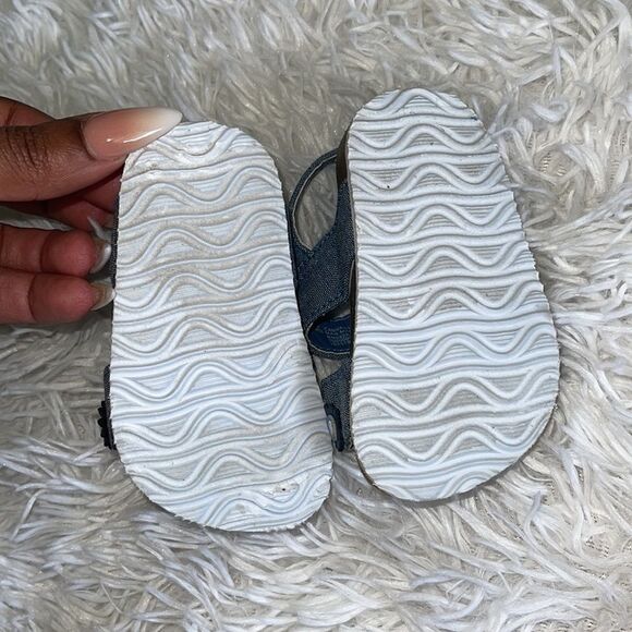 The Children’s Place Baby Girl’s Open Toe Ankle Strap Embellished Sandals 6/12M - Picture 6 of 11